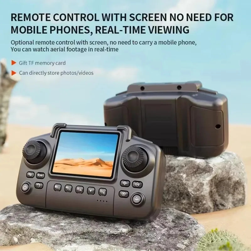 E88 Pro Foldable Drone with Screen Remote - Dual Camera